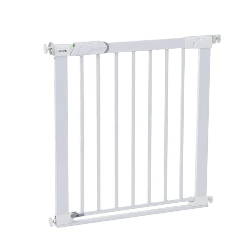 Offre limitée : Safety 1st Flat Step Gate, Barrière Escalier Enfant à Pression 73-80 cm (max 101 cm), Barre de Marche Plate, Barrière de Sécurité Bébé "Laisser Ouvert", S'ouvre d'une Main, Sans vis ni Perçage, Blanc de 44.67 EUR à 41.99 EUR (remise 6%)