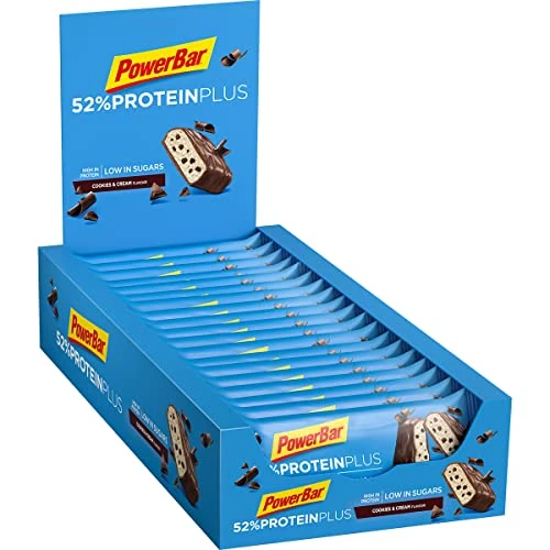 Limited-time offer: Powerbar Protein Plus Bar 52% (20x50g) Cookies & Cream from 56.88 GBP to 56.88 GBP (save 0%)