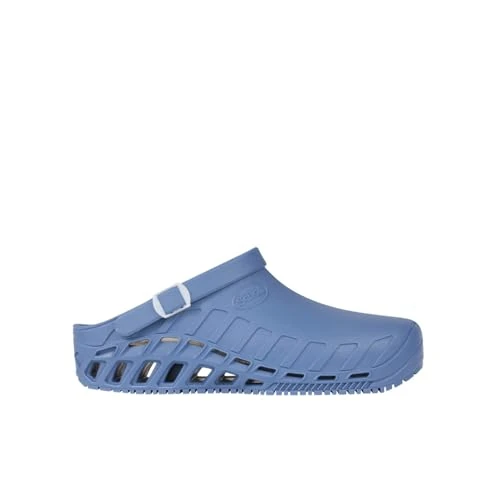 Scholl - Clog Evo, Zuecos Sanitarios Profesionales, Unisex - Adulto, Azul Cielo, 39/40 EU