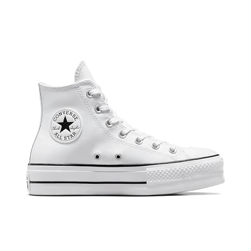 Tijdelijke aanbieding: Converse Chuck Taylor All Star Lift Clean Leather Hi Sneakers Dames Wit Hoge Sneakers Shoes van 61.16 € naar 60.65 € (0.83% korting)