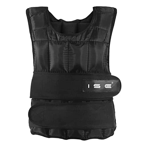 Oferta limitowana: ISE Kamizelka obciążeniowa Kamizelka obciążeniowa do ciężarów, treningu siłowego, 5 kg/10 kg/15 kg/20 kg/25 kg/30 kg, SY3002 z 427.99 zł na 427.99 zł (oszczędź 0.00%)