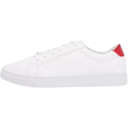 Oferta limitada: Tommy Hilfiger Sneaker con Suela Cupsole Mujer Essential Calzado, Multicolor (Red/White/Blue), 42 de 99.90 € a 50.00 € (ahorro 50%)