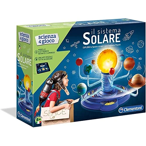 Offerta a tempo: Clementoni Scienza e Gioco Lab - Il Sistema Solare, Modello Elettronico Rotante e Luminoso per Bambini 8+ Anni, App Interattiva e Manuale Astronomia, Made in Italy, Lingua Italiana, 19056 - 29% da 27.90 € a 19.90 €
