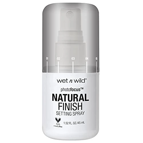 wet n wild Makeup Setting Spray, Natural Finish, E301A, Grey/White