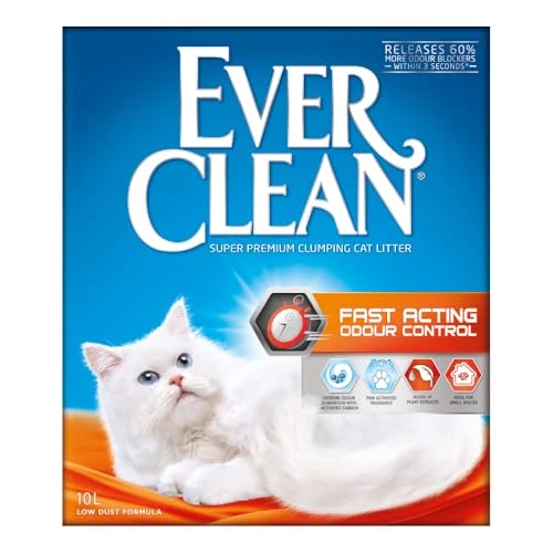 Offerta a tempo: Ever Clean Lettiera con Controllo Antiodore Ad Azione Rapida Ever Clean, 10 Litri, Profumata - 9000 g - 0.00% da 18.19 € a 18.19 €