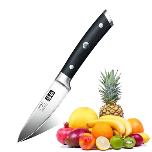Offerta a tempo: SHAN ZU Coltelli per Frutta Professionali Coltelli per Sbucciare Acciaio al Carbonio — 25% da 27,99 € a 20,98 €