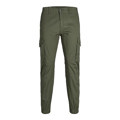 Offerta a tempo: JACK & JONES Jjipaul Jjflake, Pantaloni da Uomo, Verde(Verde Scuro), 33W / 36L - 53% da 59.99 € a 27.99 €