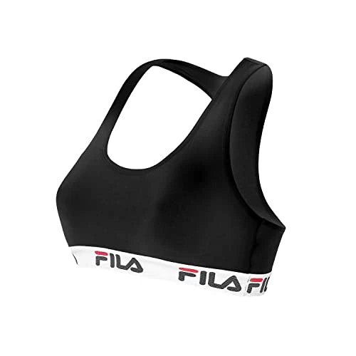 Zeitlich begrenztes Angebot: FILA Damen Fu6042 Bh, Schwarz, L EU von 19.90 € auf 11.00 € (45% Rabatt)