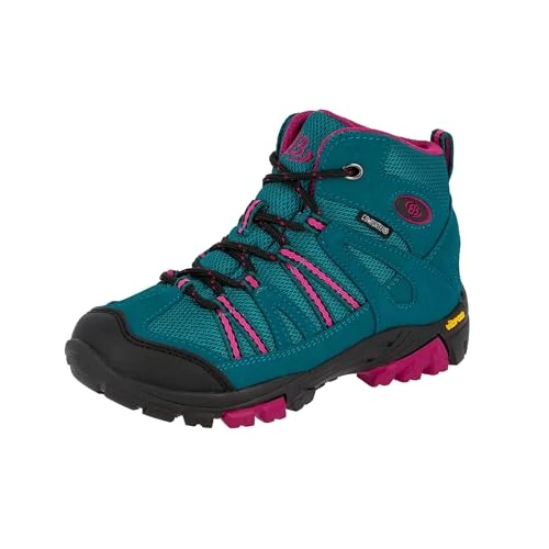 Zeitlich begrenztes Angebot: Brütting Unisex Kinder Ohio High Trekking- & Wanderstiefel, Türkis Pink, 32 EU von 69.95 € auf 53.11 € (24% Rabatt)