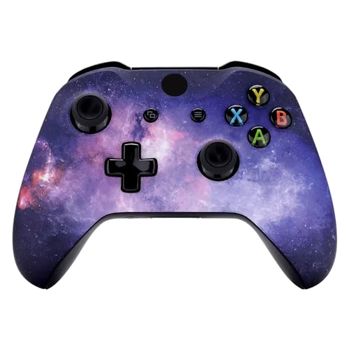 Offerta a tempo: eXtremeRate Cover Joystick Copertura Frontale Custodia Anteriore Shell Ricambio per Xbox One S X Controller Model 1708-Galassia Nebulosa - 0% da 14.56 € a 14.56 €