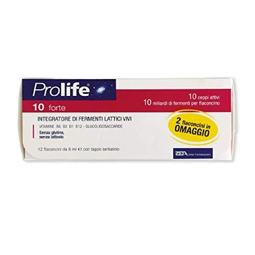 Offerta a tempo: Prolife 10 Forte, 12 Flaconcini - 96 ml - 42% da 11.40 € a 6.56 €