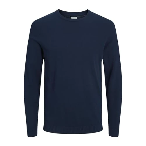 Zeitlich begrenztes Angebot: JACK & JONES Herren Jjebasic Knit Crew Neck Noos Pullover, Navy Blazer 1, L EU von 22.69 € auf 17.09 € (24.68% Rabatt)