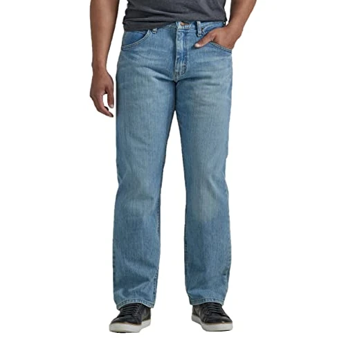 Limitiertes Angebot: Wrangler Authentics Herren Klassische 5-Pocket Relaxed Fit Jeans, Bleached Denim Flex, 40W / 30L von 39.63 EUR auf 39.63 EUR (Spare 0%)