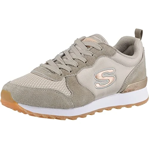 Beperkte aanbieding: Skechers Og 85 Goldn Gurl dames Lage Top Sneakers,Grijs (Tpe Grey),36 EU van 69.95 EUR naar 35.58 EUR (besparing 49%)