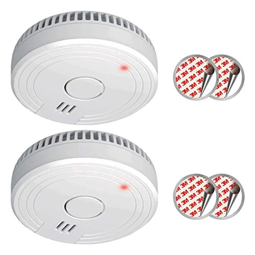 ELRO FS1805 | 2-Piece Smoke Alarm Set | Magnetic Mounting Kit | 5-Year Battery | Complies with European Standard EN14604 | White | Set of 2