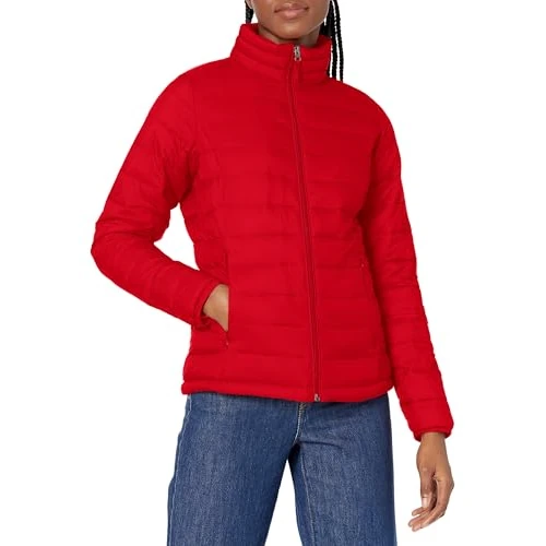 Zeitlich begrenztes Angebot: Amazon Essentials Women's Lightweight Water-Resistant Packable Puffer Jacket Outerwear, -red, XX-Large von 32.16 € auf 26.57 € (17% Rabatt)