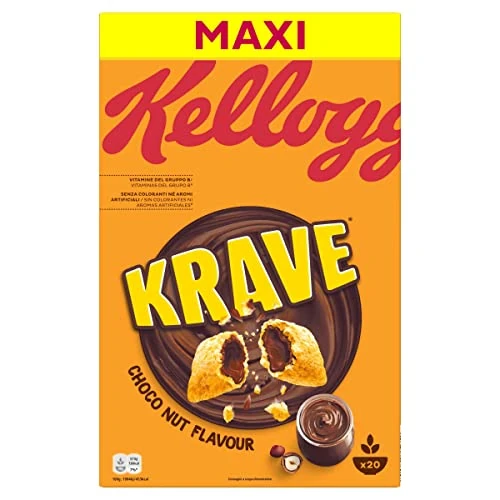 Offerta a tempo: Choco Krave Cioccolato e Nocciola 600g - 0.00% da 3.80 € a 3.80 €