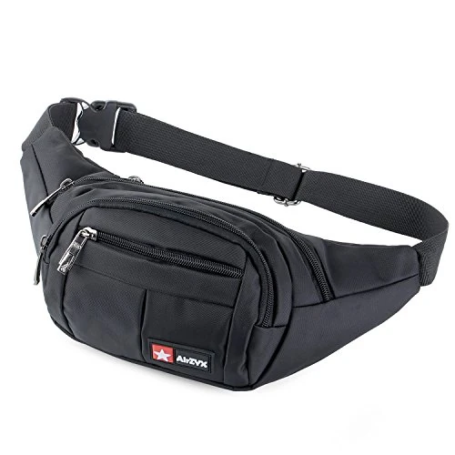 Limited-time offer: Bumbags and Fanny Packs for Running Hiking Waist Bag Outdoor Sport Hiking Waistpack for Men Women (Black) from 10.69 GBP to 10.69 GBP (save 0%)