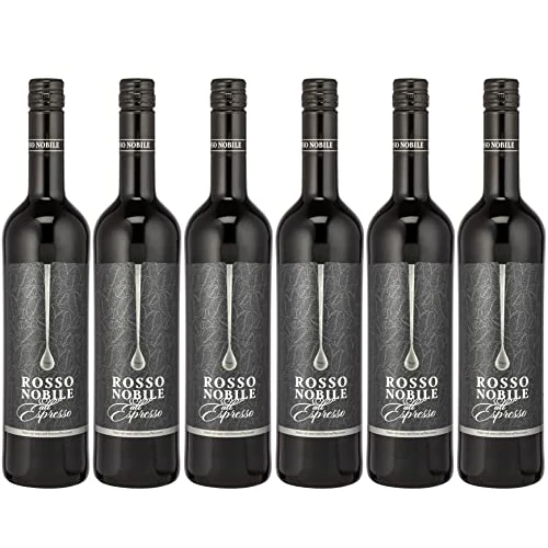 Limitiertes Angebot: Rosso Nobile All Espresso - Edler Rotwein mit feinen Kaffeearomen (6 x 0,75L) von 28.74 EUR auf 28.74 EUR (Spare 0%)