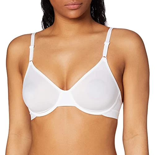 Limited-time offer: Triumph Womens Micro Fun Non-padded Wired Bra, White, 40B UK from 24.00 GBP to 14.00 GBP (save 42%)