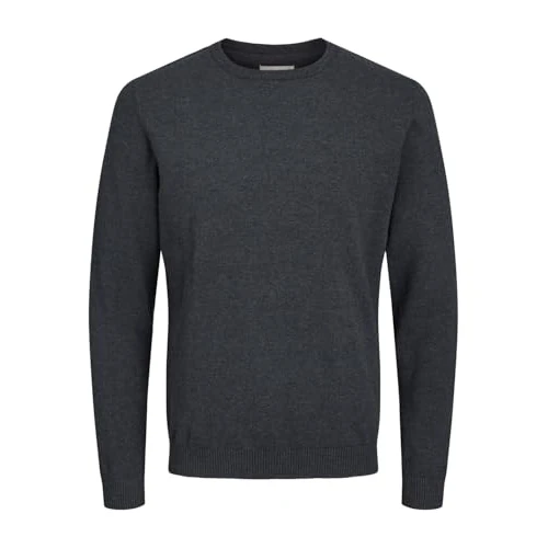 Offerta a tempo: JACK & JONES Jjebasic Knit Crew Neck Noos Felpa, Verde (Deep Depths Detail: Twisted With Black), M Uomo - 15% da 24.99 € a 21.24 €
