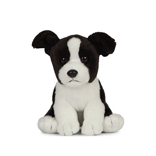 Offre limitée : Peluche Living Nature - Chiot Border Collie en peluche (16 cm), Blanc de 19.99 € à 19.99 € (0.00% de remise)