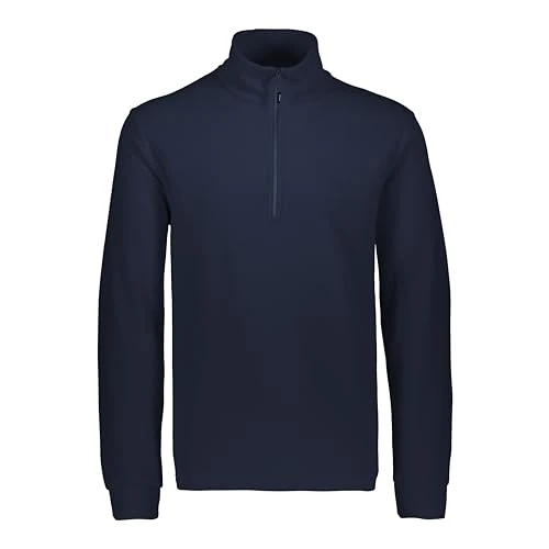 CMP - Felpa uomo, Black Blue, 46