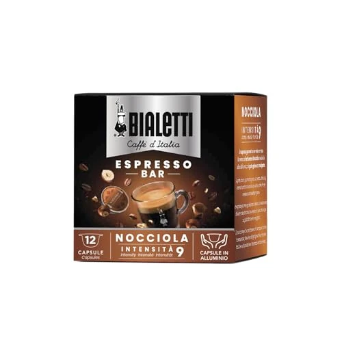Zeitlich begrenztes Angebot: Kaffee Bialetti Geschmack Haselnuss 1 Dose 12 Kapseln von 54.09 € auf 6.50 € (87.98% Rabatt)