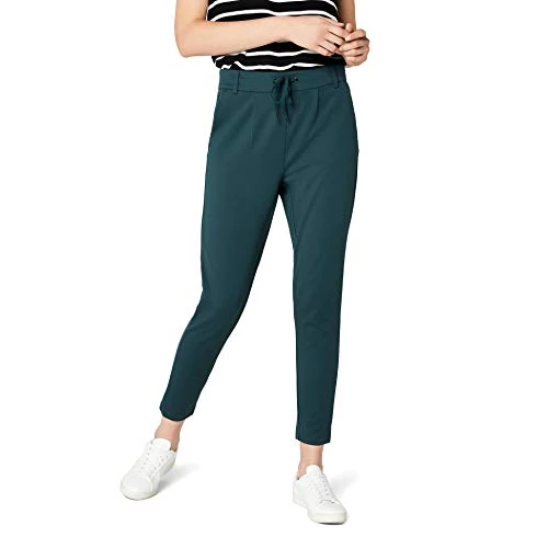 Only Poptrash Trousers Spodnie Damskie, Zielone Gables, (XS) W / 32L