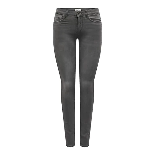 Offerta a tempo: ONLY Royal Reg Sk Denim Jeans Noos Skinny Donna, Grigio (Dark Grey Denim), 32W/32L - 19% da 29.99 € a 24.21 €