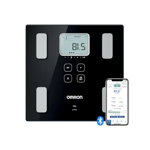 OMRON VIVA Scales for Body Weight with Accurate Results – Bathroom Scales Measuring Visceral Fat, Muscle, Metabolism, BMI and Bluetooth Sync via OMRON Connect