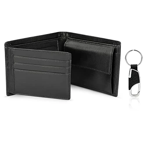 Offerta a tempo: wilbest® Portafogli da uomo Pelle neri, RFID, Nero , A - 33% da 23.97 € a 15.99 €