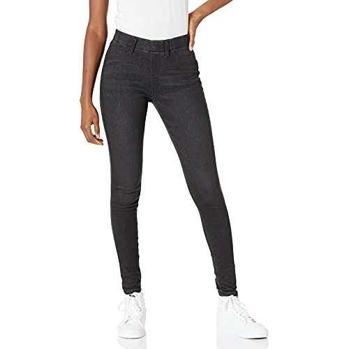 Zeitlich begrenztes Angebot: Amazon Essentials Damen Elastische Strick-Jeggings zum Hineinschlüpfen (In Übergröße Erhältlich), Verwaschenes Grau, XXL Kurz von 20.50 € auf 18.65 € (9% Rabatt)