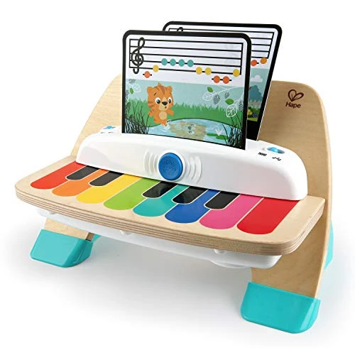 Offerta a tempo: Baby Einstein, Hape, Magic Touch Piano, Giocattolo Musicale in Legno, Strumenti Musicali Elettronici per Bambini, Include 3 Spartiti e 6 Canzoni Diverse,Vvolume Regolabile, a Partire da 6 Mesi - 0.00% da 42.89 € a 42.89 €