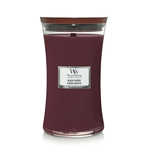 Limitiertes Angebot: WoodWick Große Sanduhr-Duftkerze | Black Cherry | mit knisterndem Docht | Lange Brenndauer: bis zu 130 Stunden | Geschenke für Frauen von 38.90 EUR auf 31.10 EUR (Spare 20%)