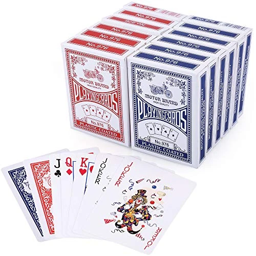 Offerta a tempo: LotFancy 12 Mazzi di Carte da Gioco, Carte da Gioco Scala 40, Carte Burraco - 3% da 20.89 € a 20.23 €