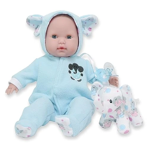 Oferta limitada: JC Toys- Muñeca Berenguer Boutique de 38 cm, de Cuerpo Blando, Sus Ojos se abren y cierran, Incluye Ropa y Peluche Elefante, Azul, diseñado por Berenguer, +2 años de 32.99 € a 32.99 € (ahorro 0.00%)