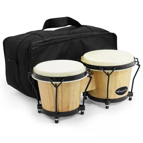 Limited offer: World Rhythm Bongo with Bag, Natural, 6" and 7" (BON7-BG) from 45.99 EUR to 39.09 EUR (save 15%)