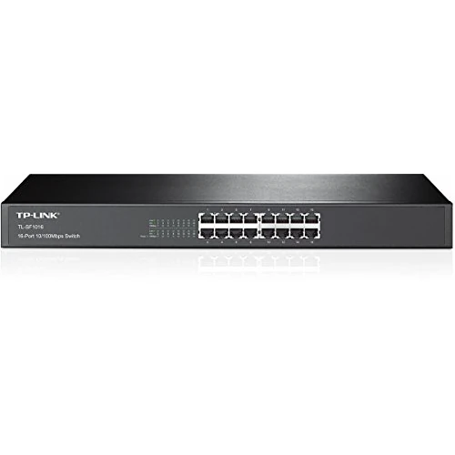 Offerta a tempo: Tp-Link Tl-Sf1016 Unmanaged Network Switch Fast Ethernet (10/100) 1U Black - Network Switches (Unmanaged, Fast Ethernet (10/100), Rack Mounting, 1U) - 0.00% da 54.15 € a 54.15 €