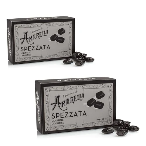 Offerta a tempo: Liquirizia Amarelli Nera Spezzata - 2 Confezioni da 100 gr - 37% da 12.99 € a 8.22 €