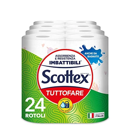 Limited offer: Scottex Handyman, Two Different Sides, 24 Maxi Rolls from 45.24 EUR to 26.28 EUR (save 42%)