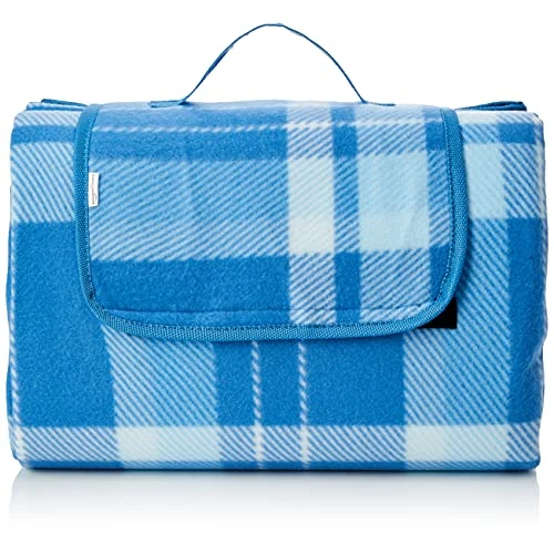 Oferta limitada: Amazon Basics Accesorio Cocina de viaje- Jardín Manta de viaje para pícnic con base impermeable, Blanco/Azul, 175 x 200 cm de 23.09 € a 23.09 € (ahorro 0.00%)