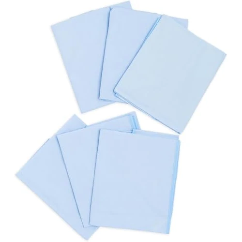 Limited-time offer: Ti TIN Cot Bed Sheets Pack of 6 100% Blue Cotton 53 x 132 cm from 30.14 £ to 30.14 £ (save 0.00%)