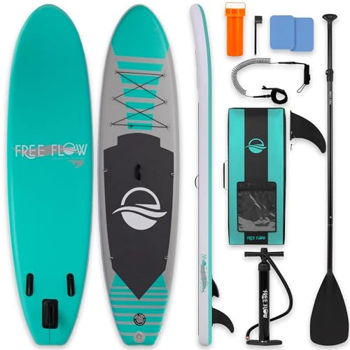 Offerta a tempo: SereneLife Stand up Paddle Board Gonfiabile - Pagaia SUP Antiscivolo, Pompa, Cordino di Sicurezza e Accessori Giovani - 0.00% da 179.99 € a 179.99 €