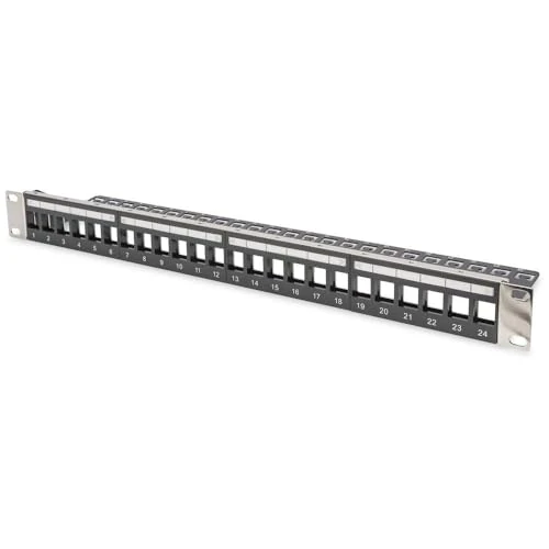 Zeitlich begrenztes Angebot: DIGITUS Patchpanel – Modular – 19 Zoll 1HE – 24 Ports – Geschirmt von 12.19 € auf 12.19 € (0.0% Rabatt)
