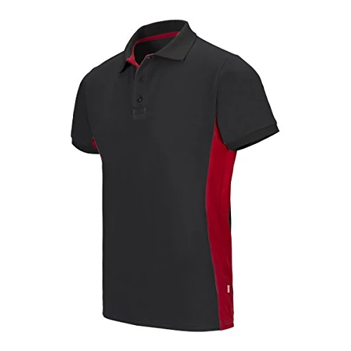 Offerta a tempo: VELILLA - Polo Bicolore a Maniche Corte 180 g/m2 105504 Uomo, Nero e Rosso, L - 29% da 20.80 € a 14.78 €