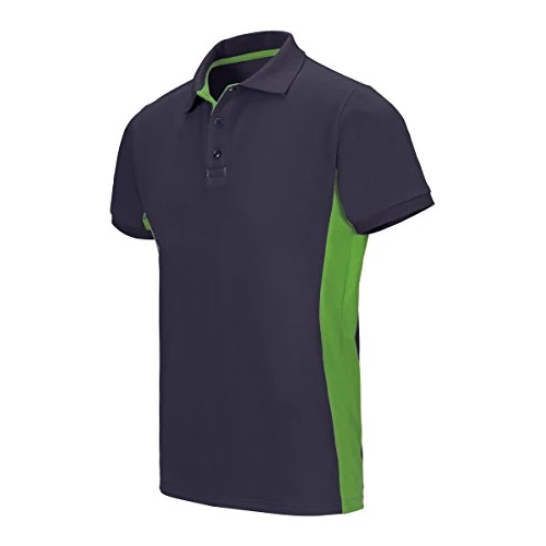 Offerta a tempo: VELILLA - Polo bicolore a maniche corte 180 g/m2 105504 uomo, Blu Navy E Verde Lime, S - 0.00% da 14.78 € a 14.78 €