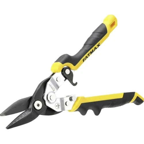 Limited-time offer: Stanley Yellow Ergo Aviation Snips Straight Cut 250mm (10in) from 21.98 £ to 21.98 £ (save 0.00%)