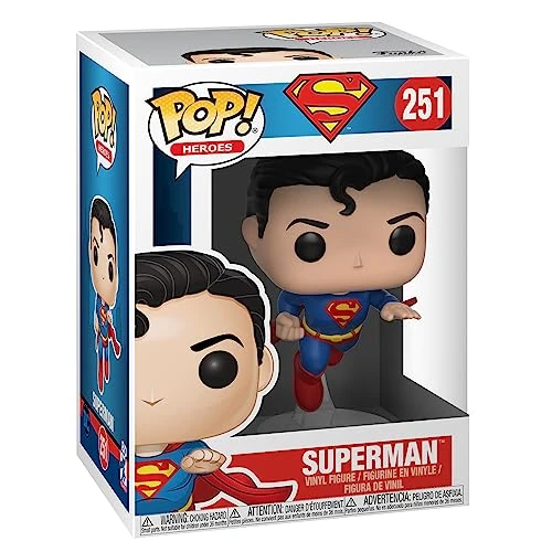 Offerta a tempo: Funko POP! Heroes: Superman - Flying Superman - (80th Anniversary) - DC Comics - Figura in Vinile da Collezione - Idea Regalo - Merchandising Ufficiale - Giocattoli per Bambini e Adulti - 0.00% da 37.95 € a 37.95 €