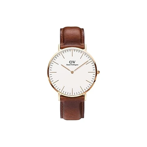 Daniel Wellington Bruin klassiek ST Mawes horloge voor heren DW00100006